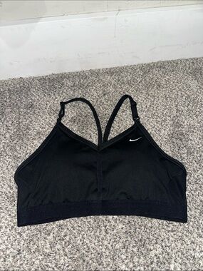 Nike Black Racerback Sports Bra with Adjustable Straps